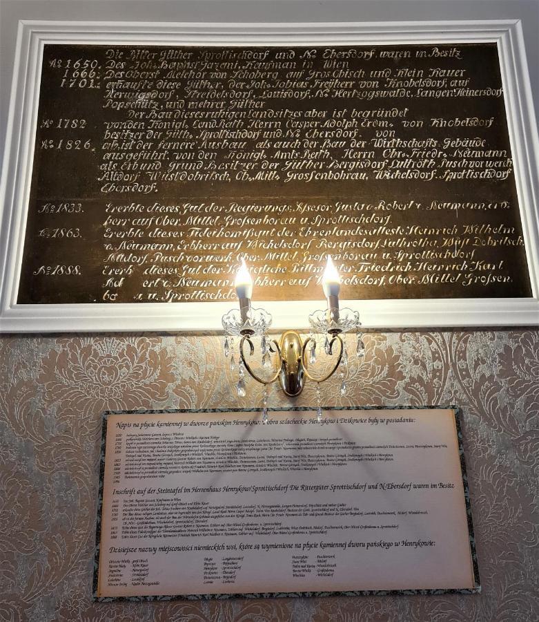 Palac Henrykow Szprotawa エクステリア 写真